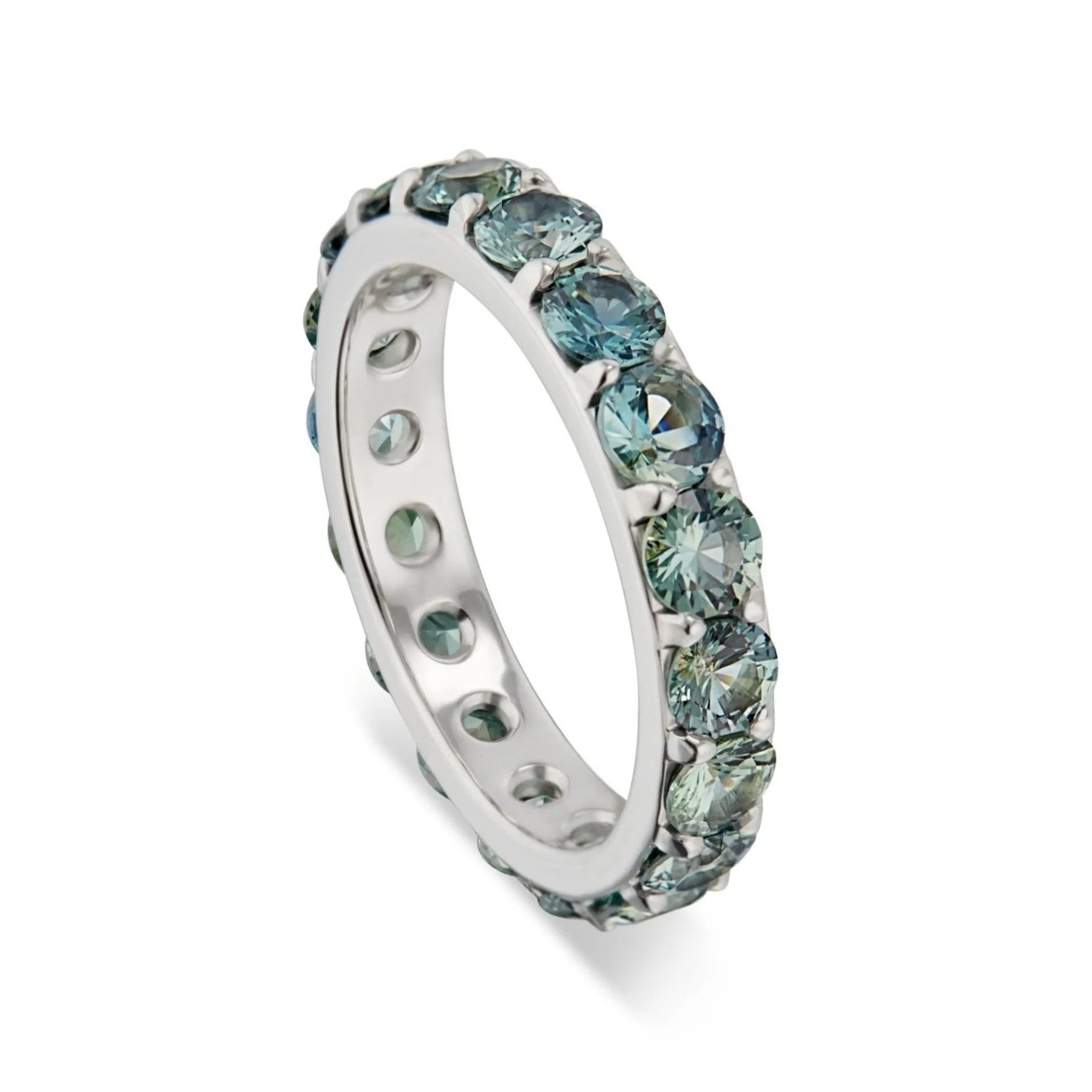 Teal Infinity Horizon Ring