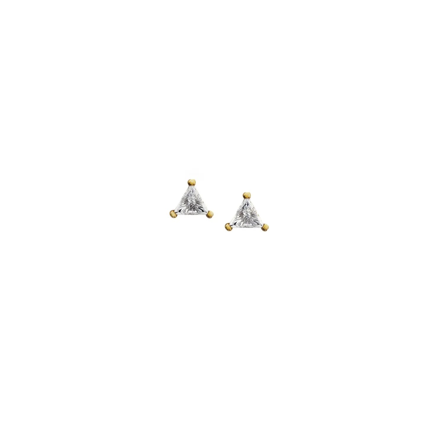 Triangle Diamond Studs