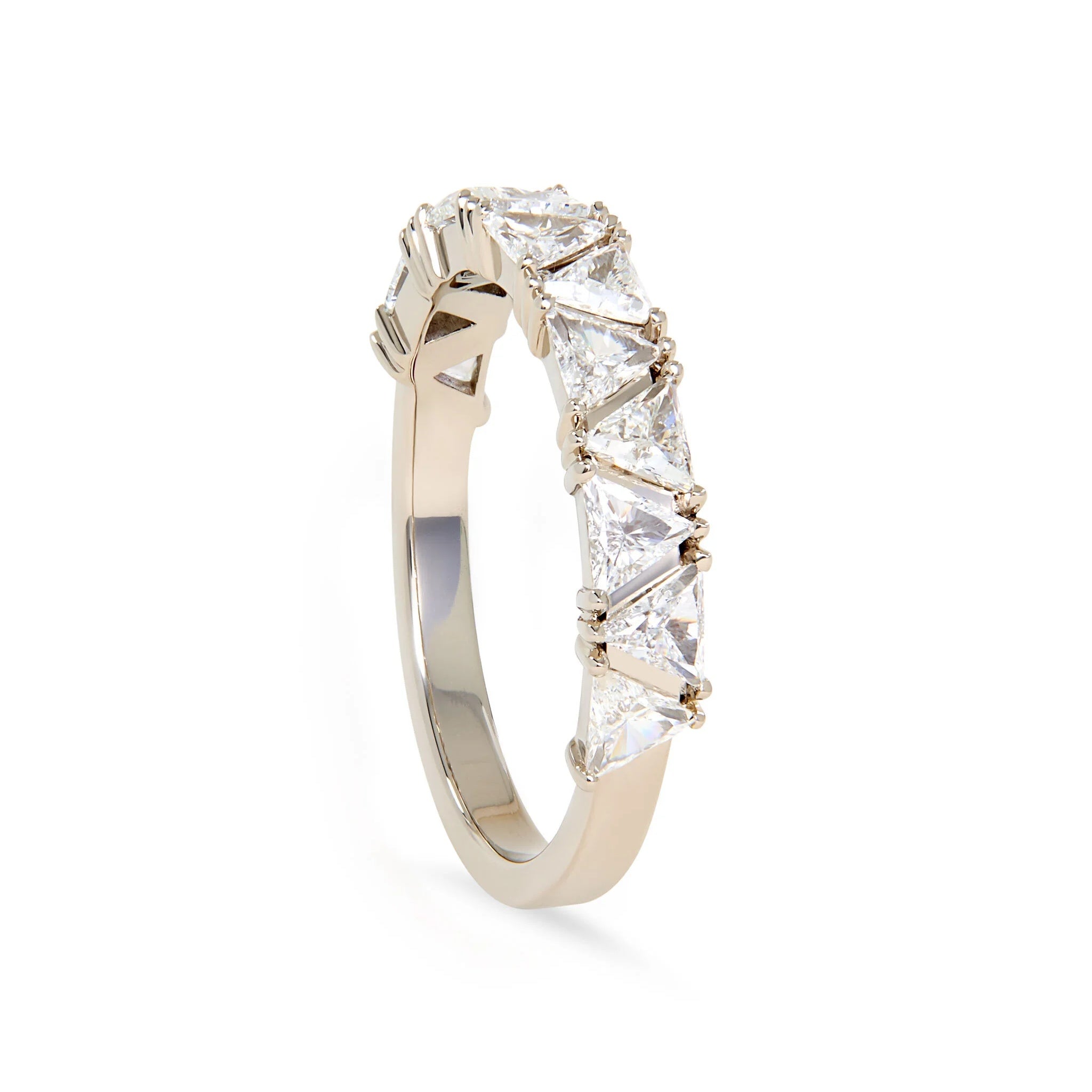 12 Triangle Diamond Ring