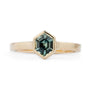 Sapphire Hexagon Ring