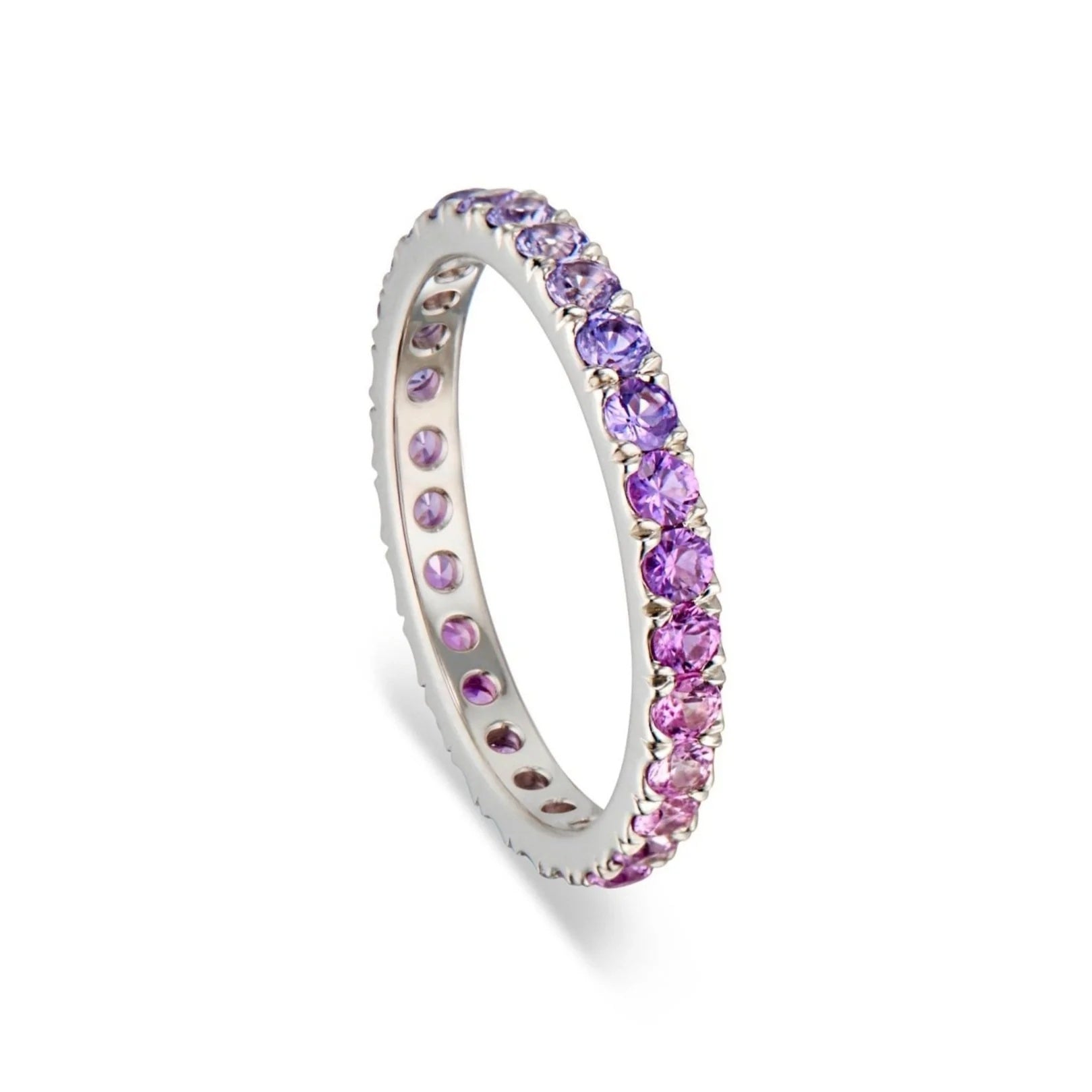 Purple Sapphire Ombré Ring
