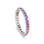Purple Sapphire Ombré Ring