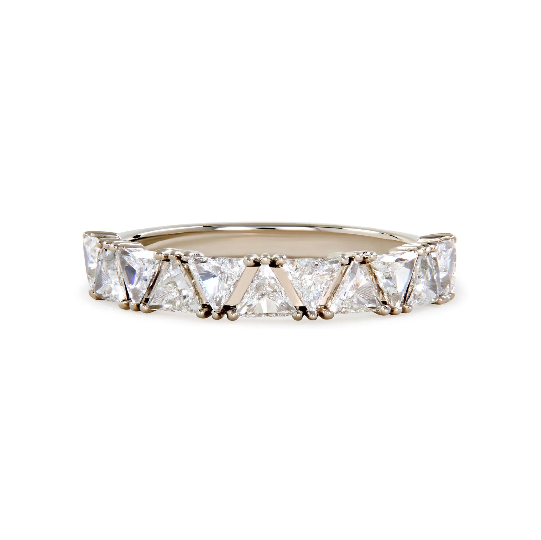 12 Triangle Diamond Ring