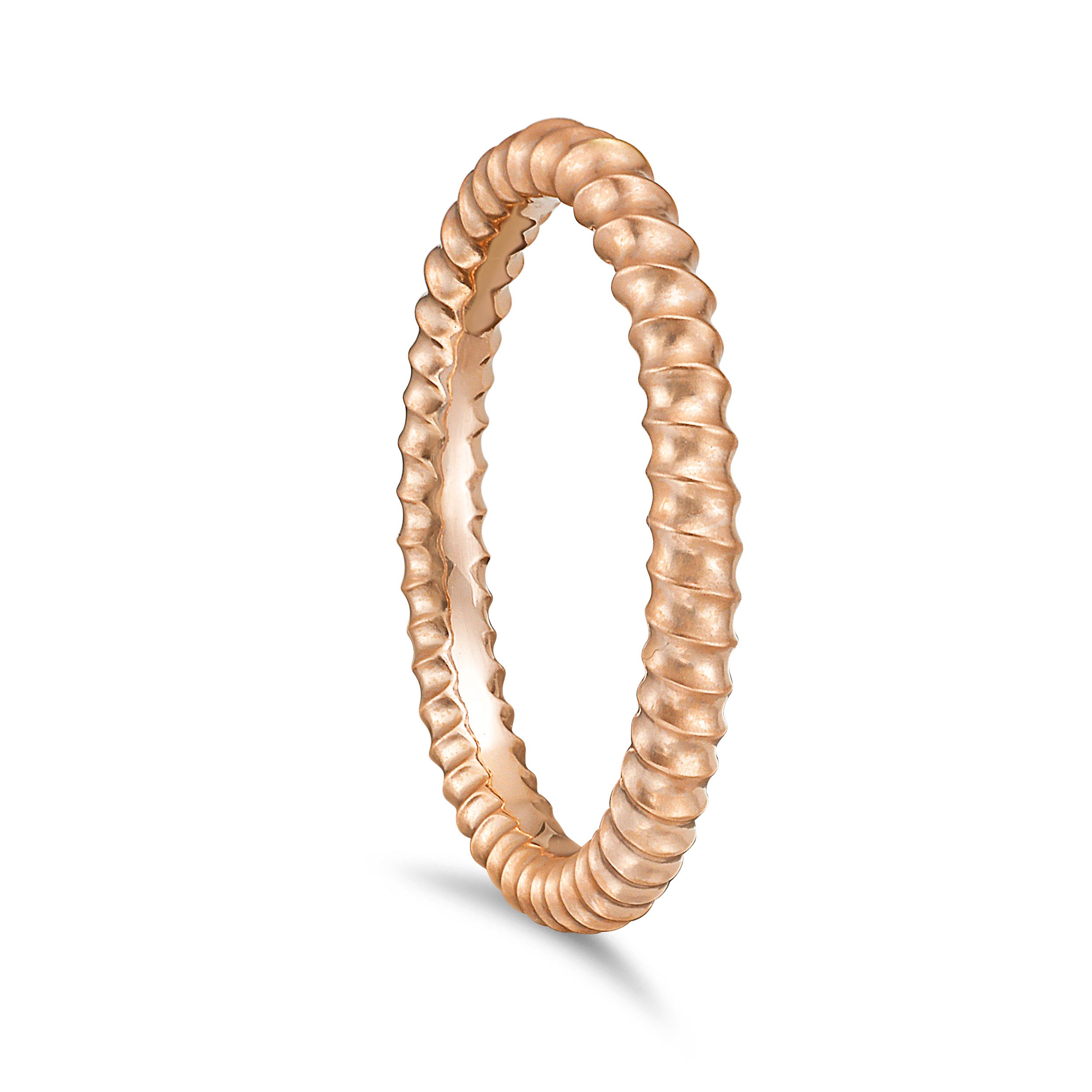 Organic Twist Gold Band
