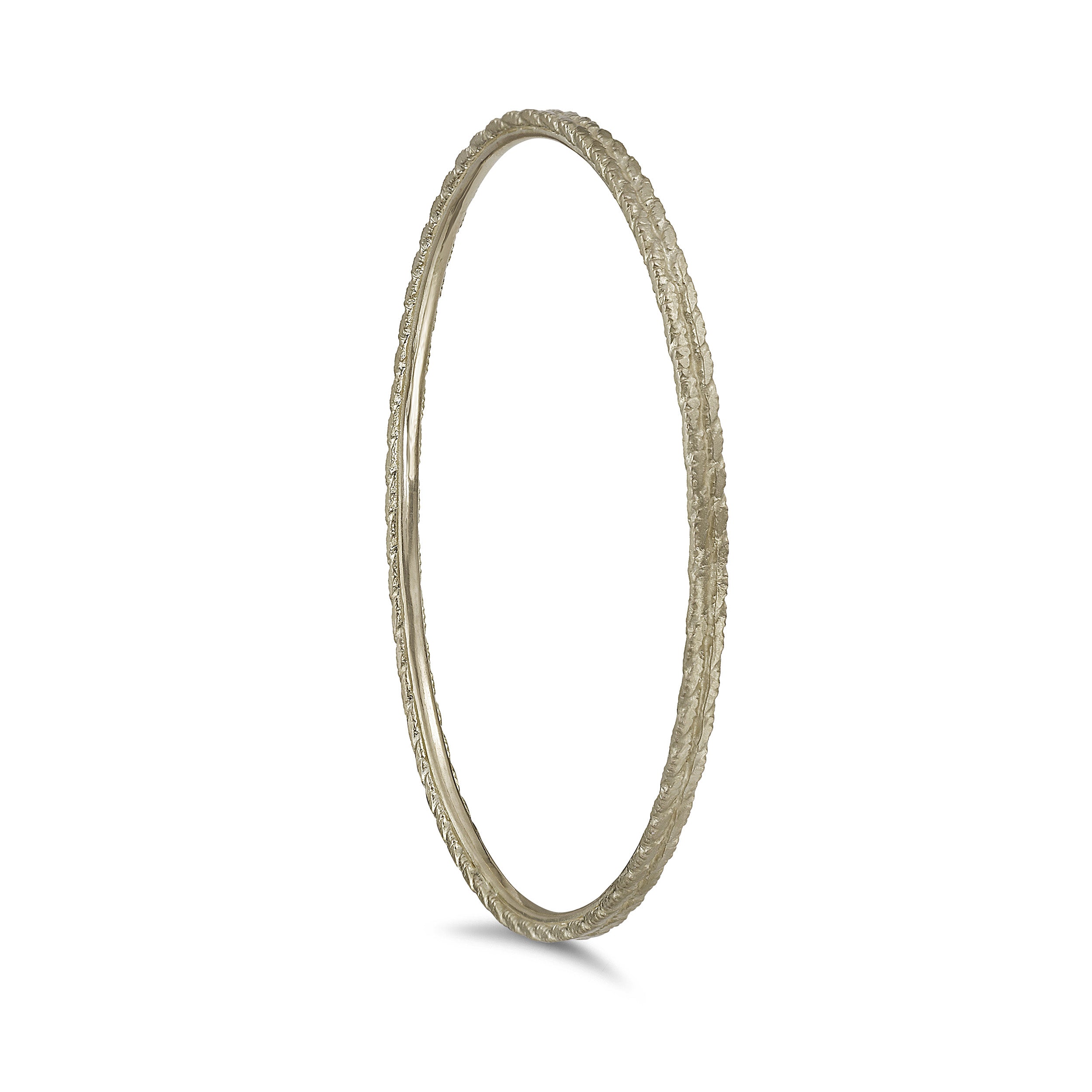 Forged Double Twist Bangle