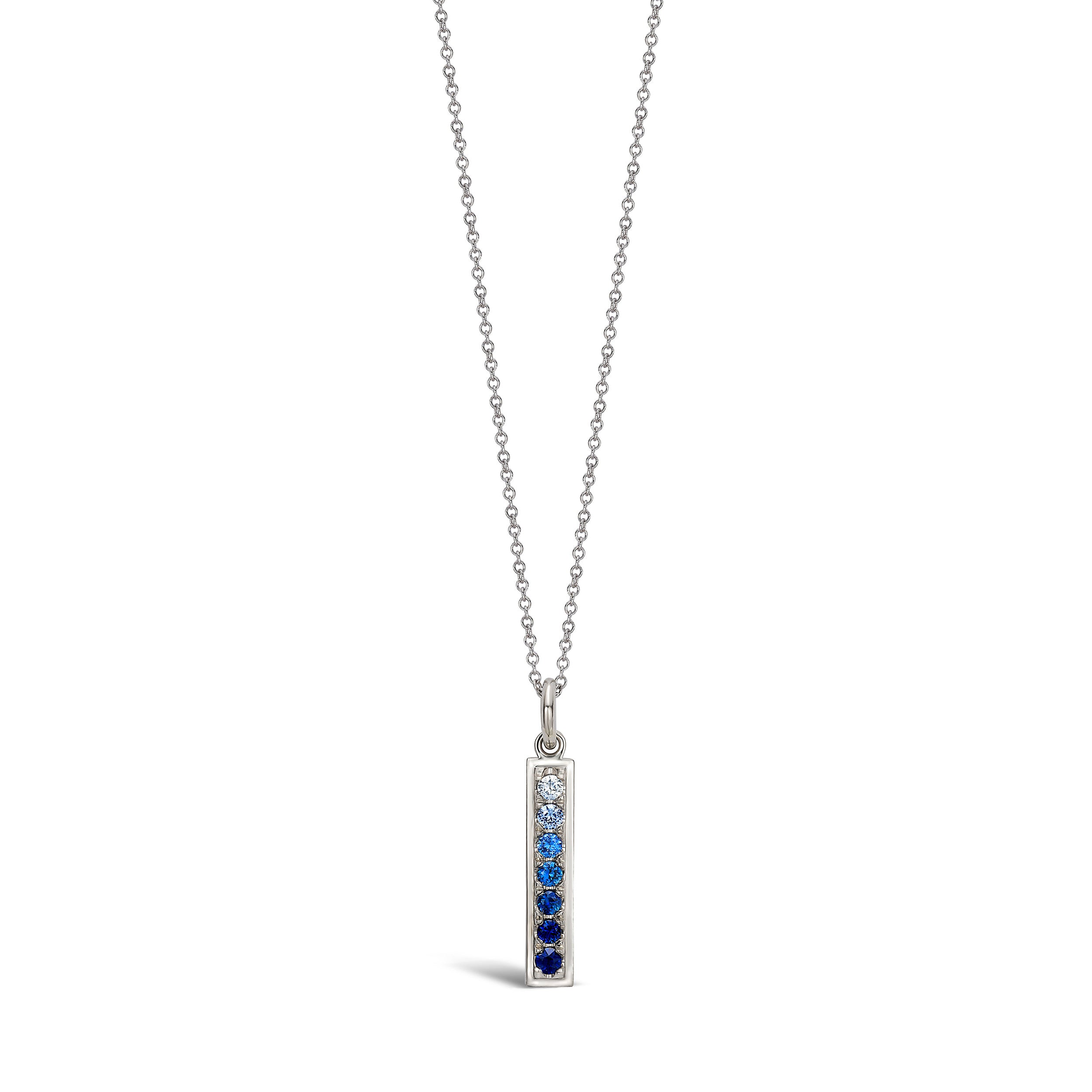 LUMEN PENDANT – BLUE SAPPHIRE OMBRÉ
