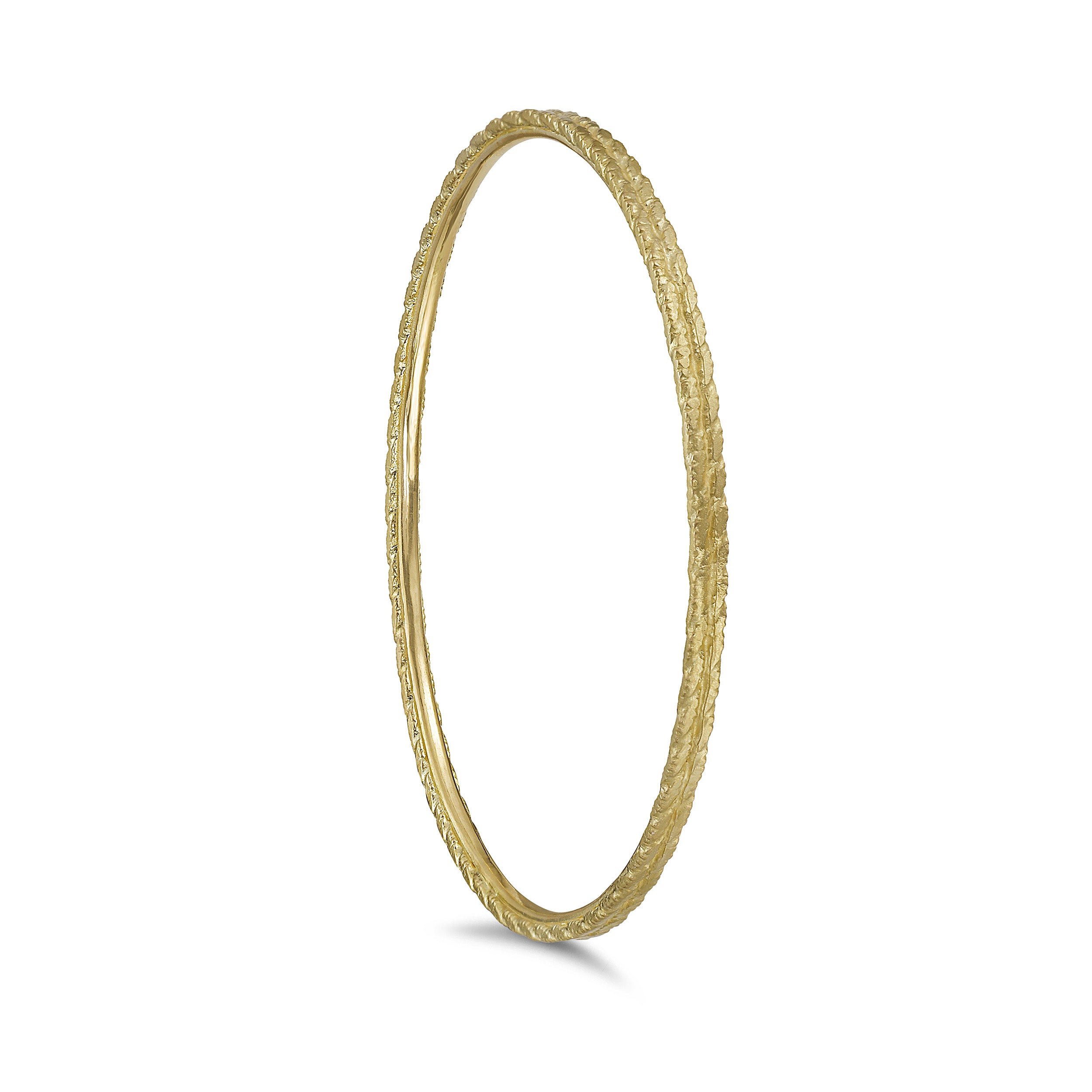 Forged Double Twist Bangle