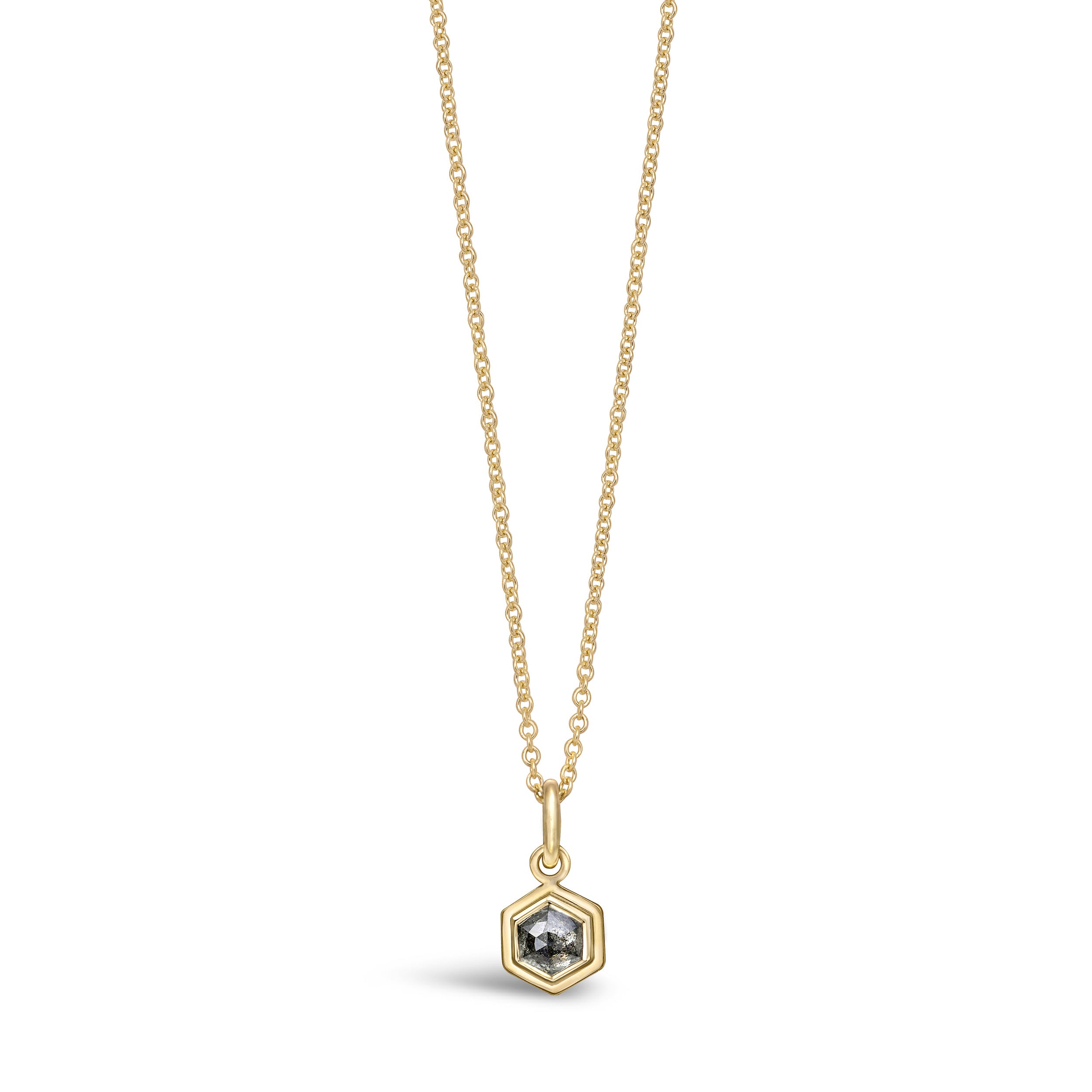 HEXA NOVA PENDANT – GRAY GALAXY DIAMOND