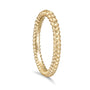 Organic Twist Gold Band