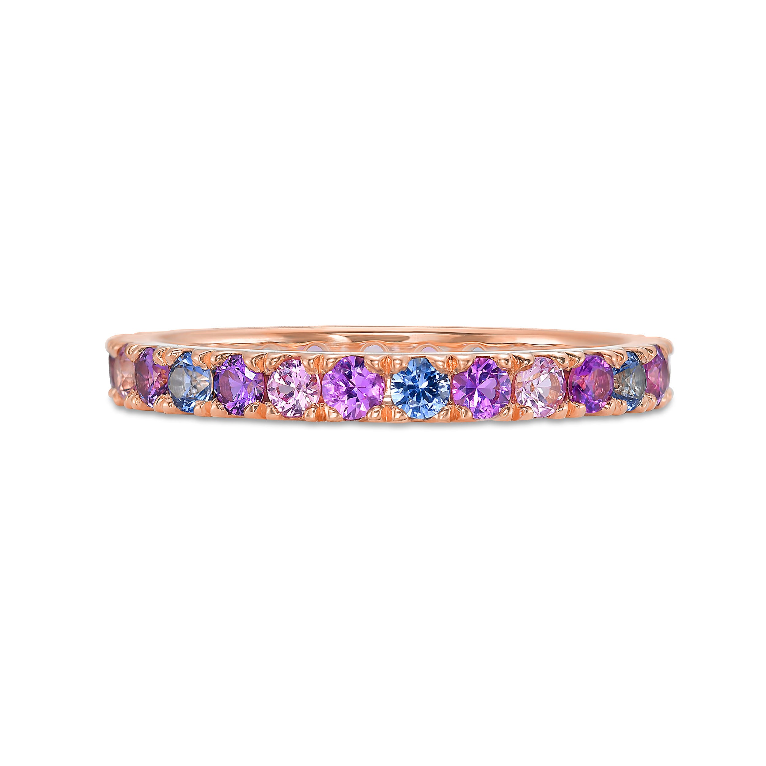 Berry Sapphire Pattern Ring