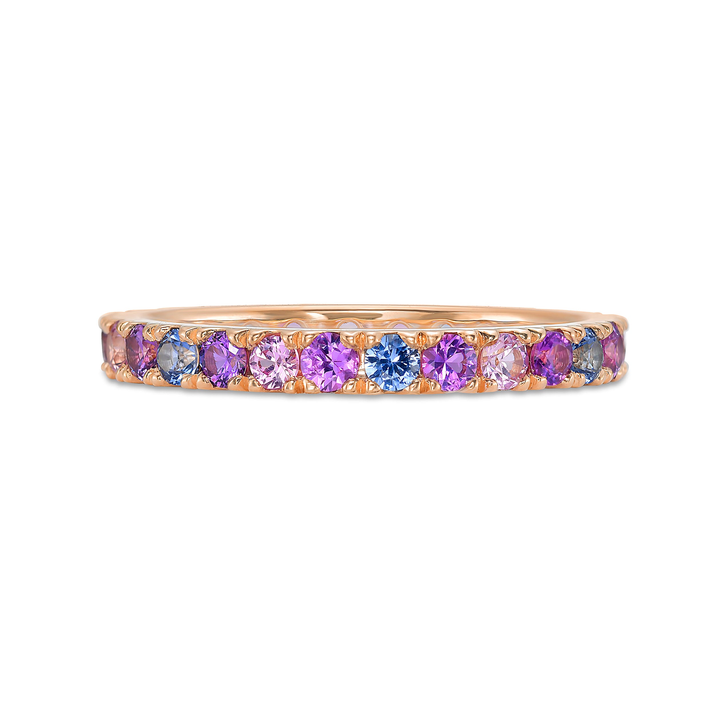 Berry Sapphire Pattern Ring