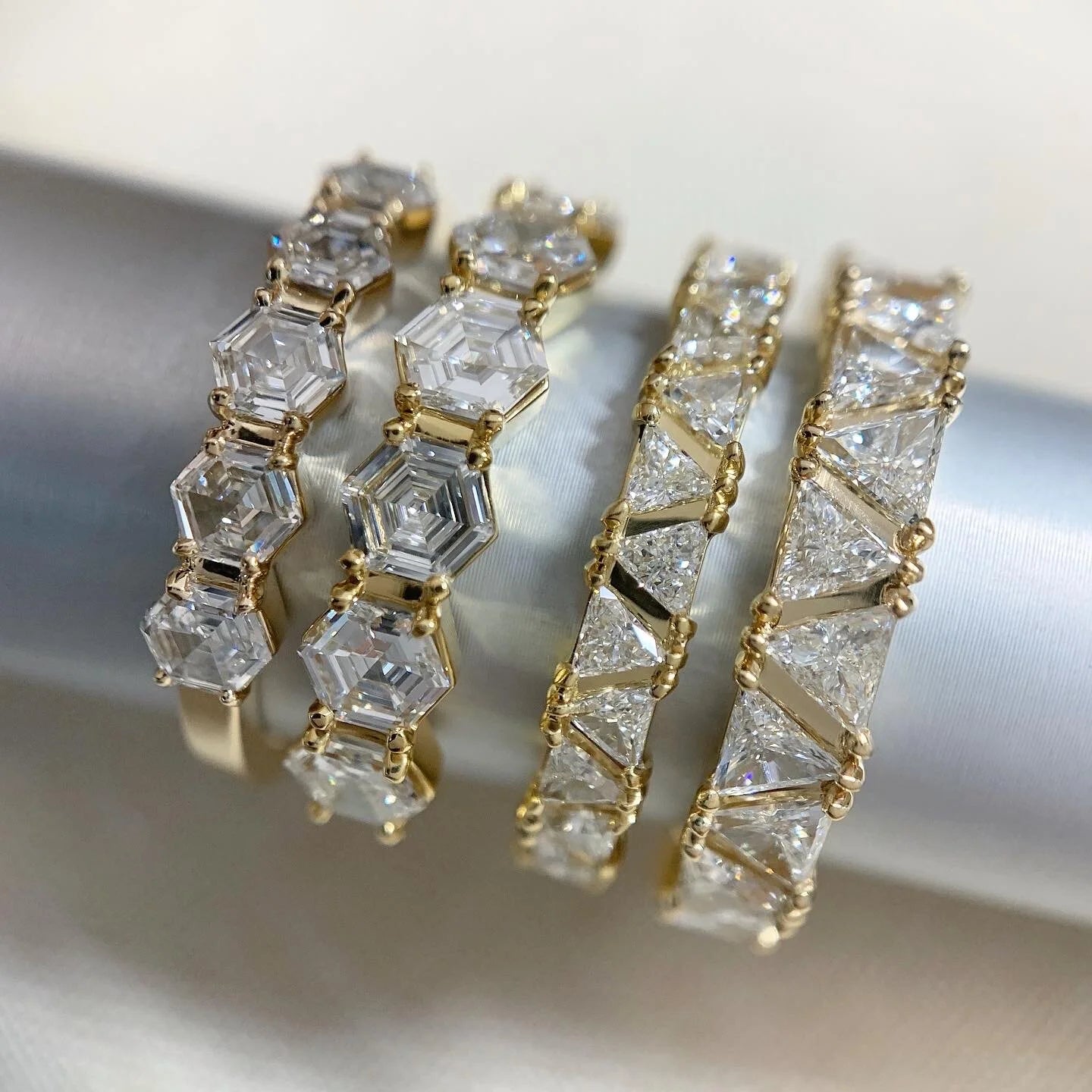 Infinity Triangle Ring