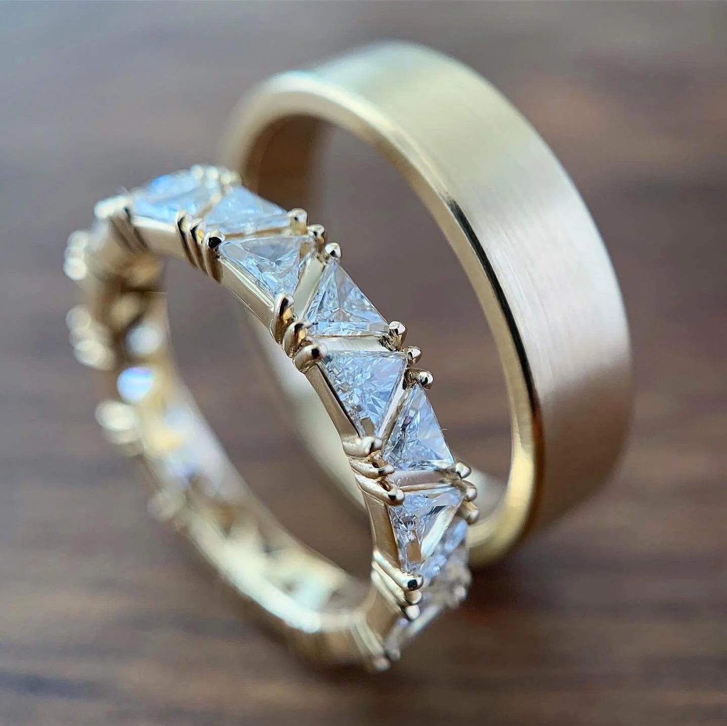 Luxe Infinity Triangle Ring