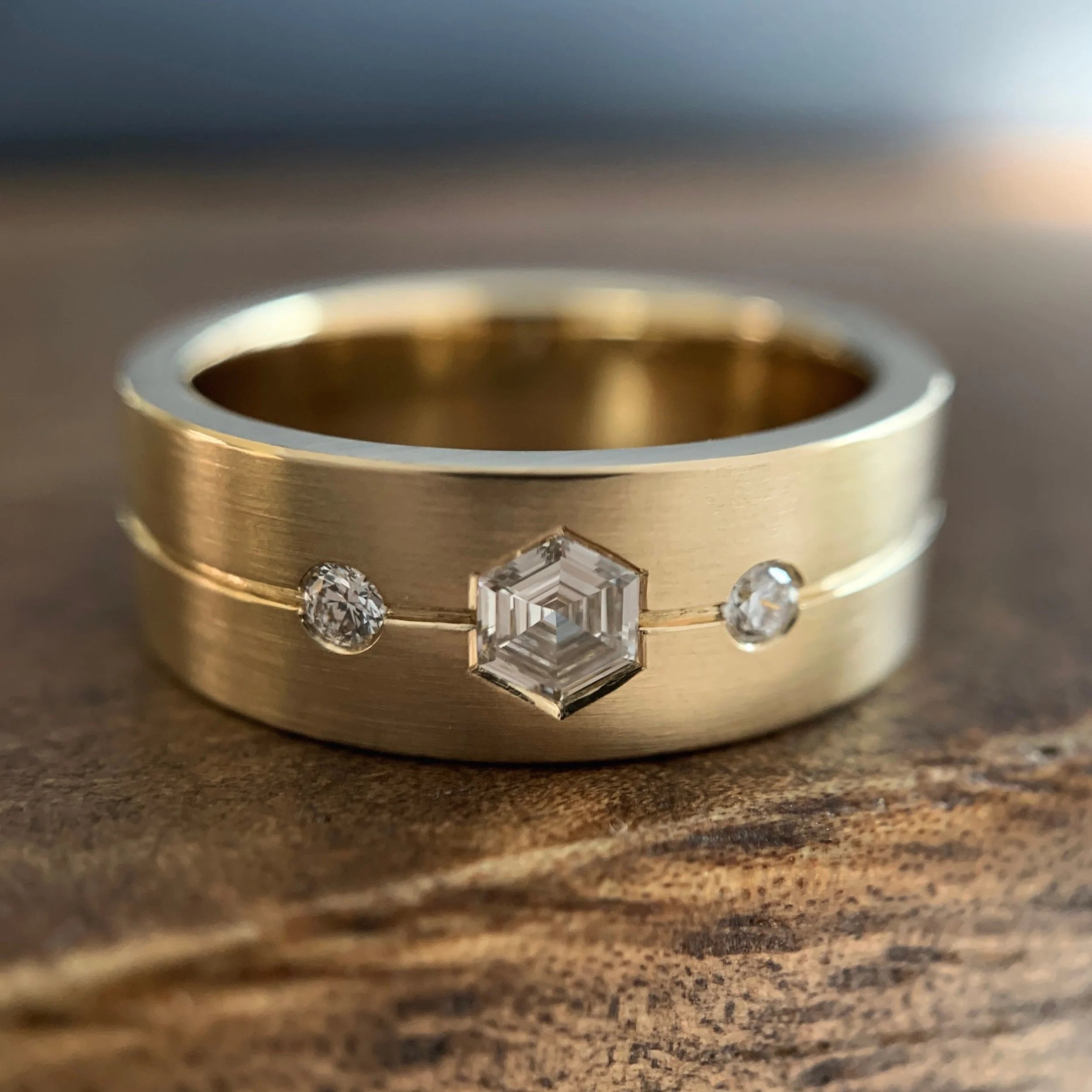Hexagon Harmony Ring