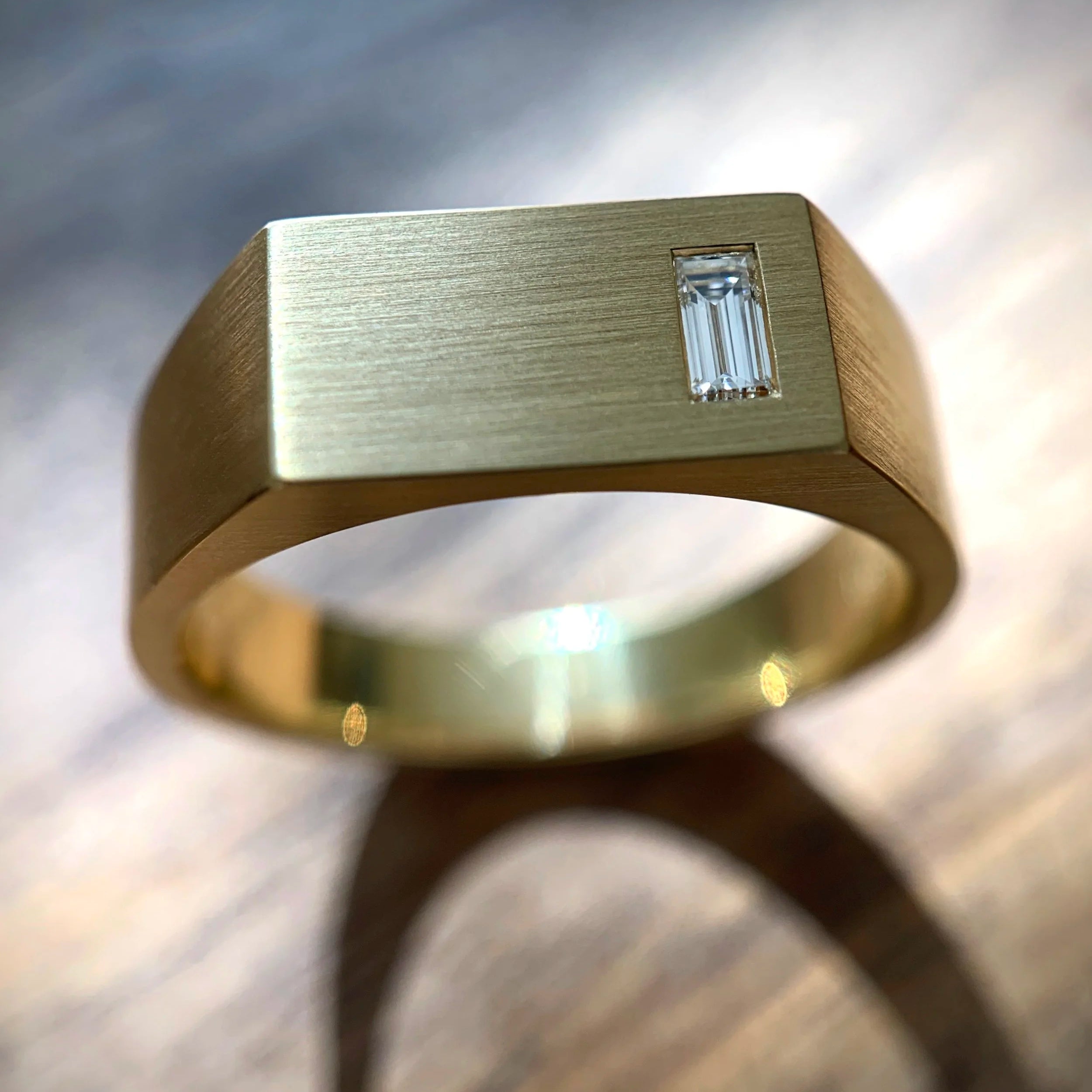 The Gilded Window Signet Ring