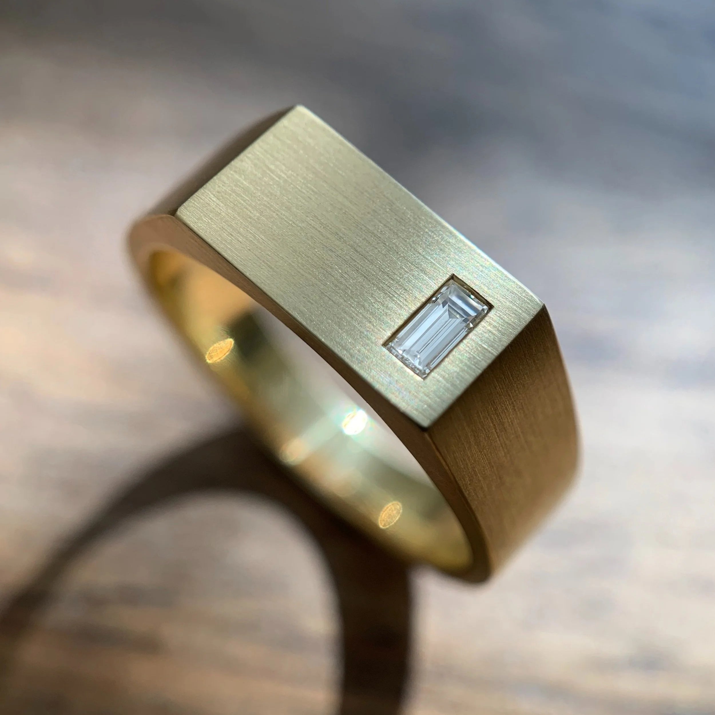 The Gilded Window Signet Ring