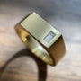 The Gilded Window Signet Ring