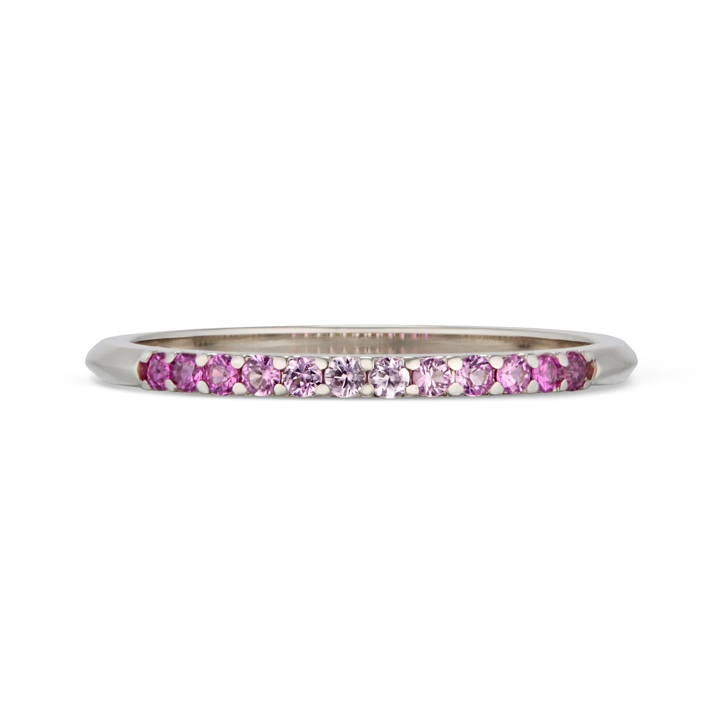 Pink Sapphire Ombré Ring