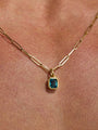 HAVEN PENDANT – GREEN SAPPHIRE